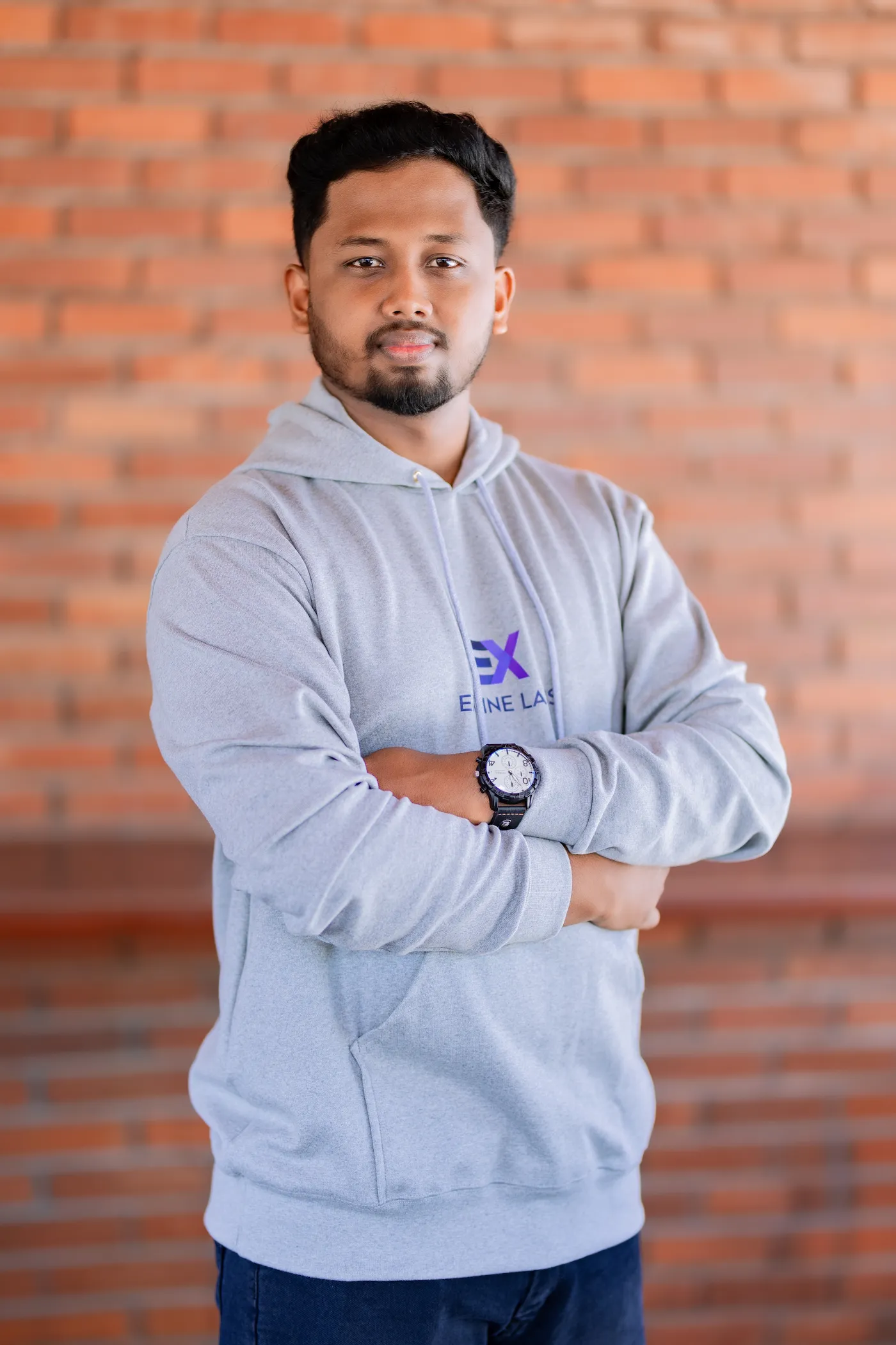 Portrait of Mujahith Mohamed, Full-Stack Web Developer at Exline Labs