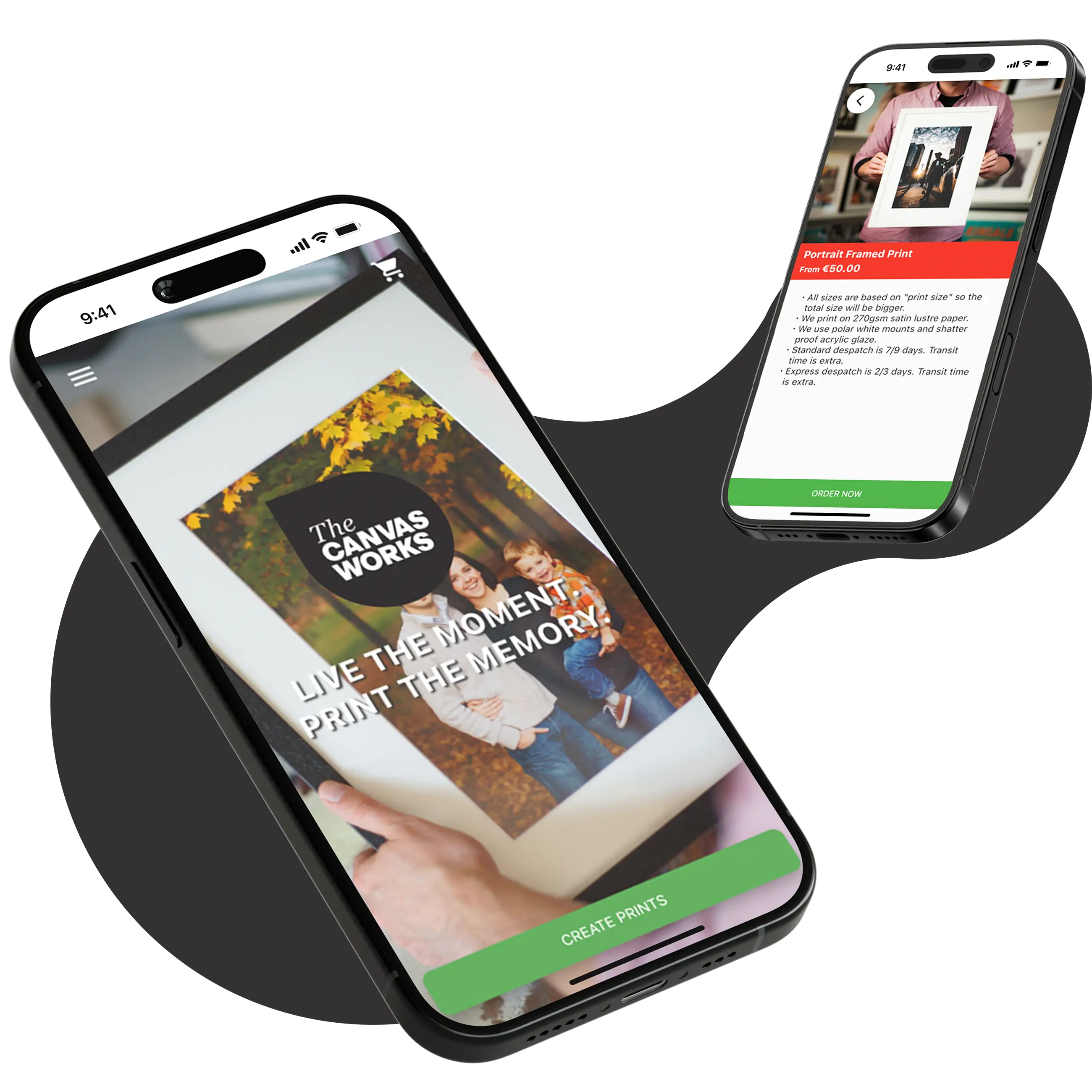 Building a mobile e-commerce app for a custom printing business image