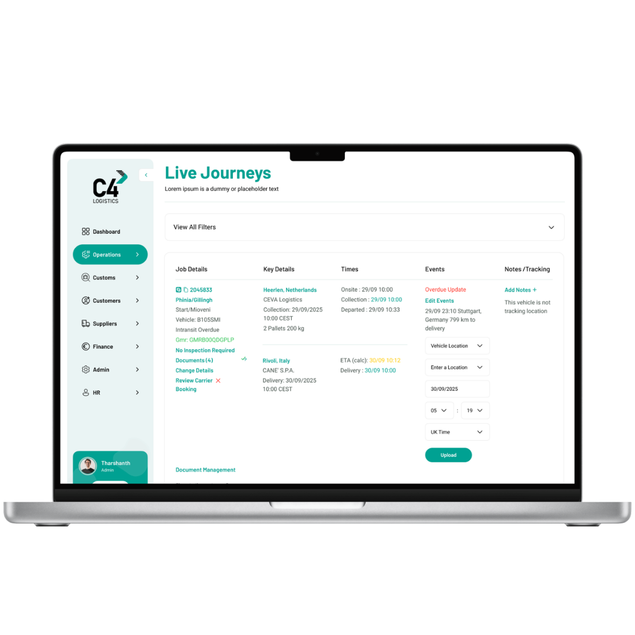 Revamping a logistics management platform, cutting processing time by over 40%