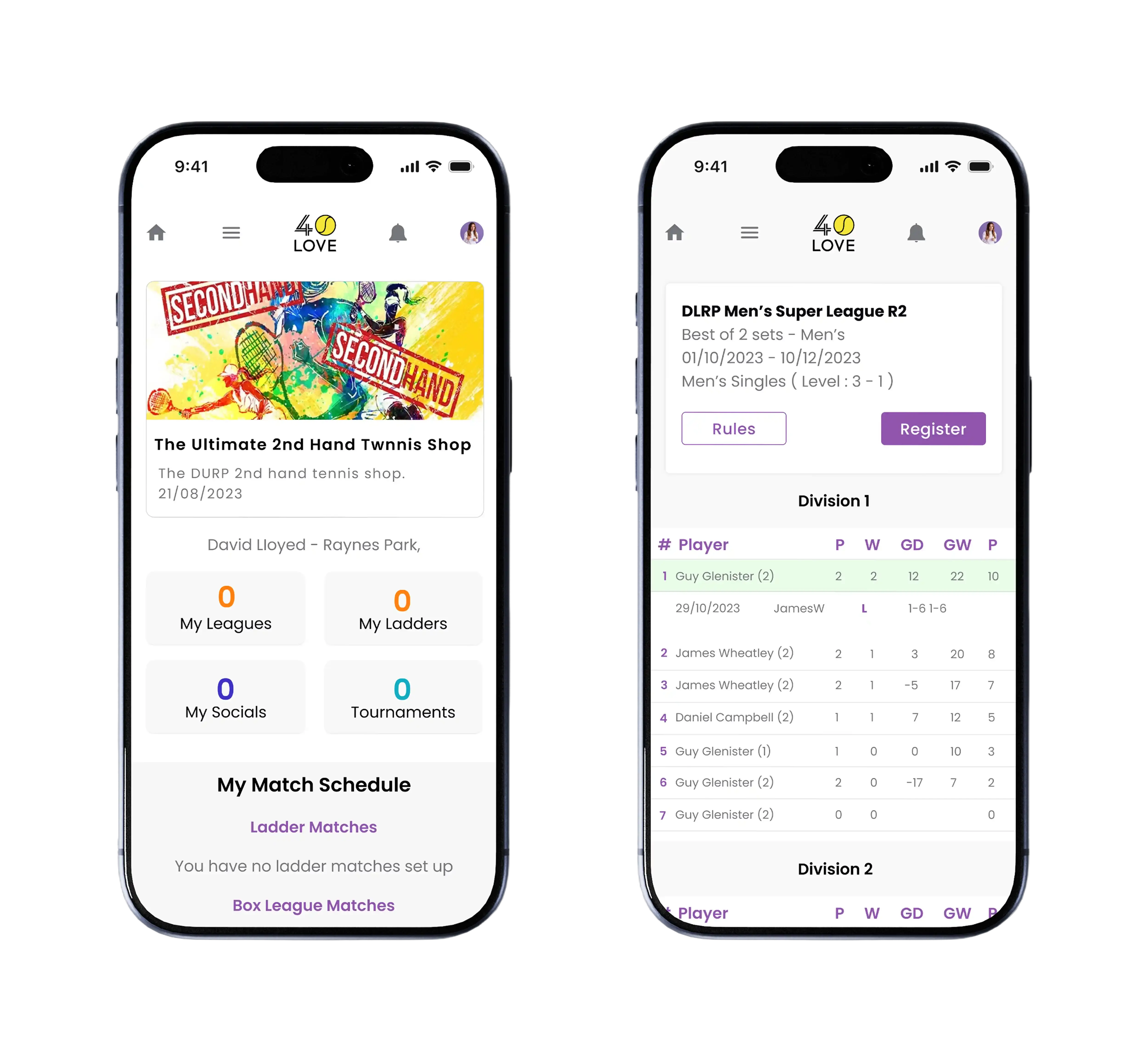 Giving a tennis platform the real-time app its users were already trying to use in a browser