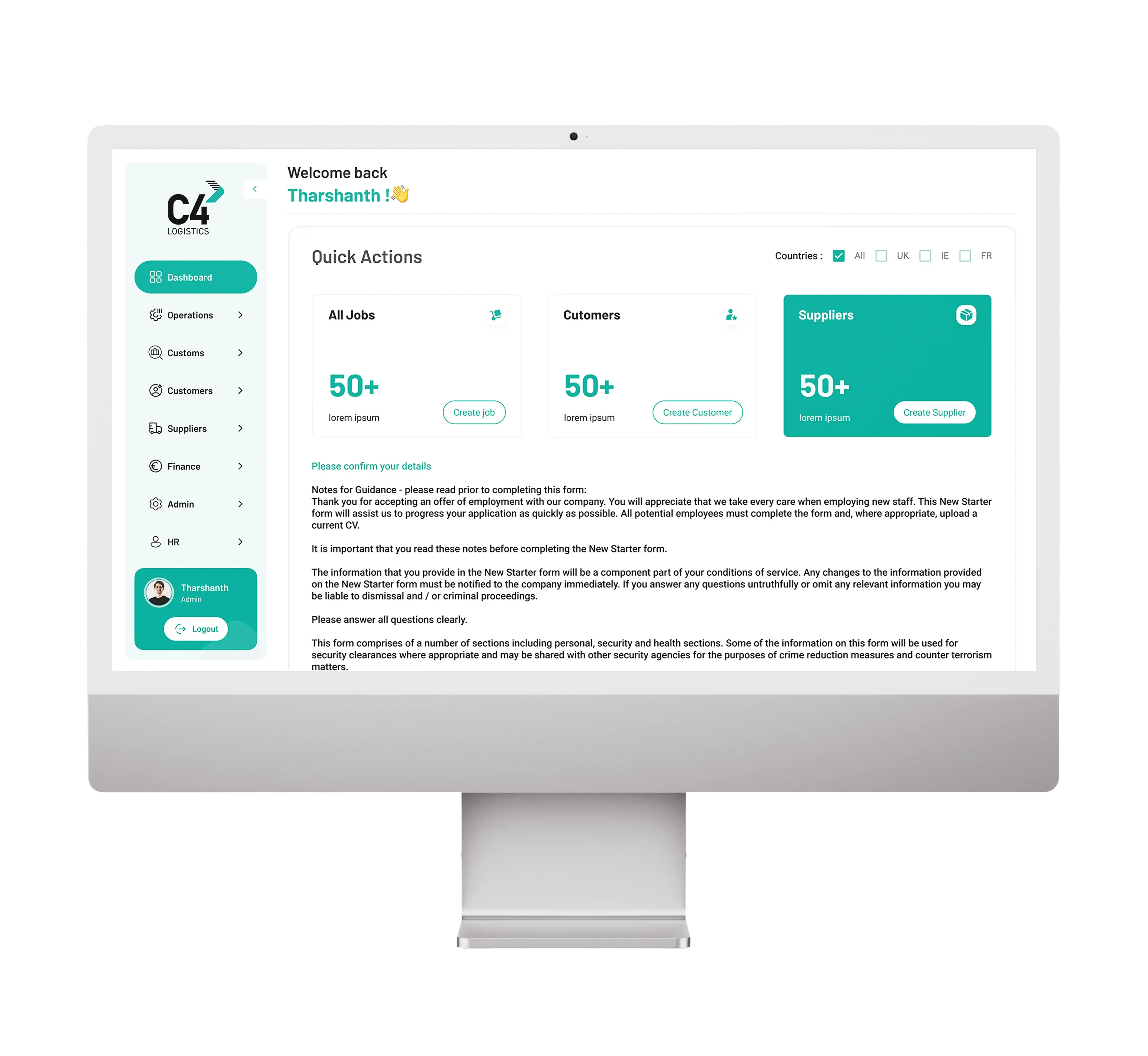 Revamping a logistics management platform, cutting processing time by over 40%