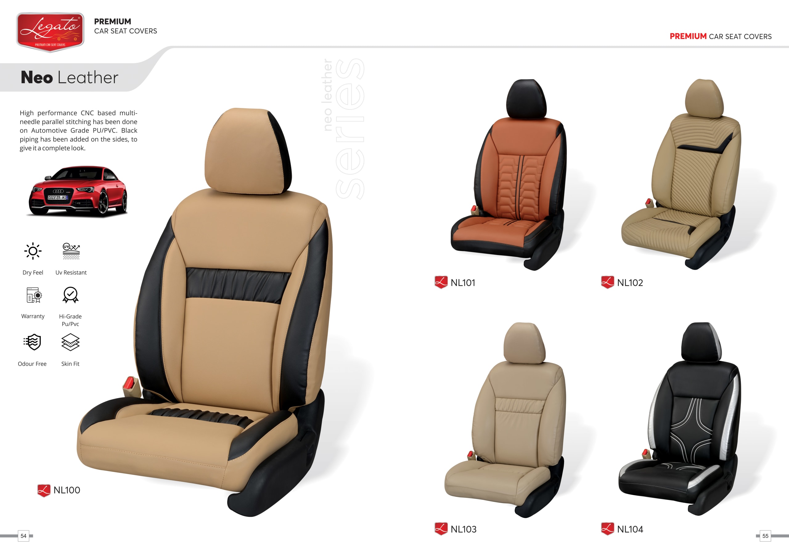 Safari Seat Cover - Legato