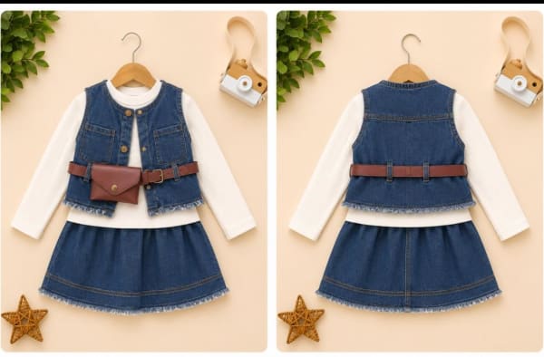 Korean Wear 3 Pcs Set Girls 
