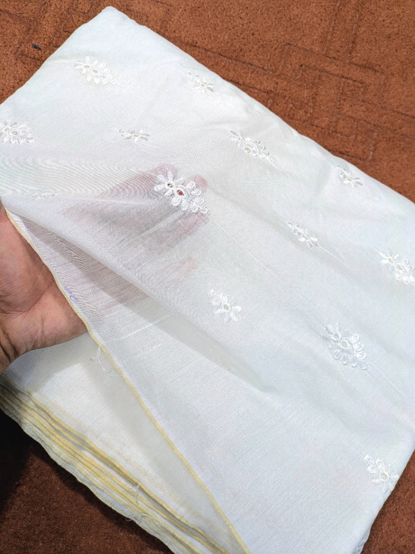voile Lawn Chicken Kaari Dupatta Diyable Dupatta 2.5 ghz