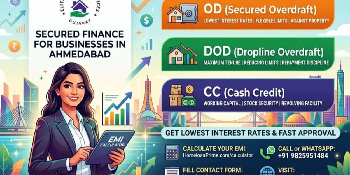 Secured OD, DOD & Cash Credit Loan DSA in Ahmedabad | Lowest Interest Rates