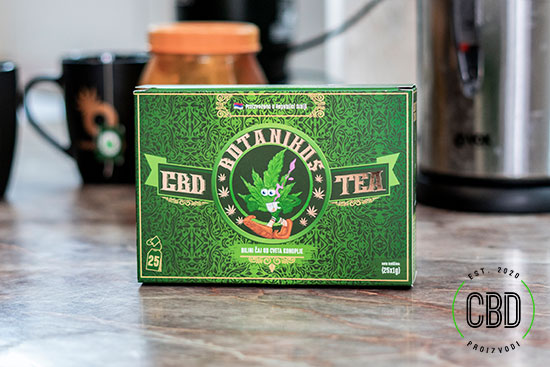 CBD Čaj Od Konoplje Kutija