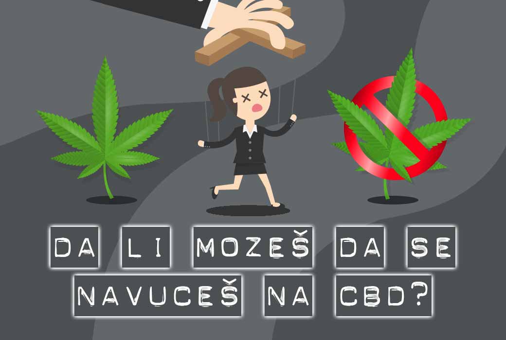 Da li možeš da se navučeš na CBD?