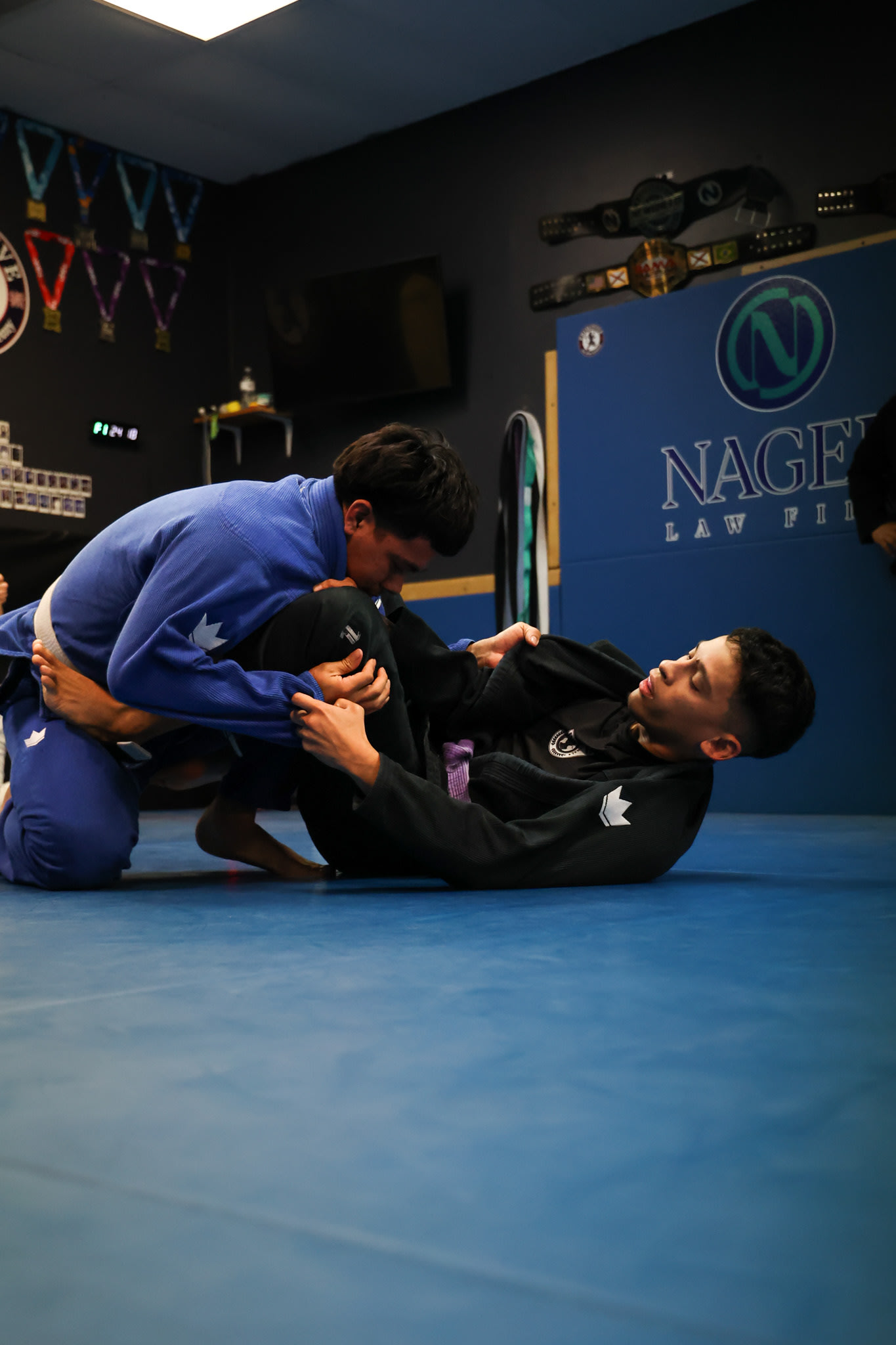 adult jiu jitsu in Lawrenceville, GA in open guard