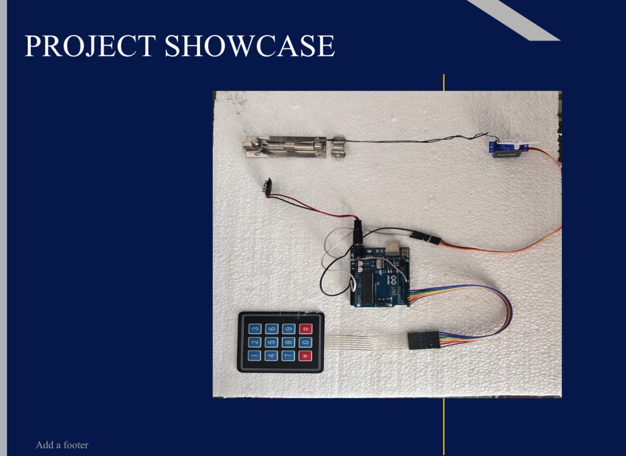 Arduino-Based Password-Protected Automatic Door Lock System