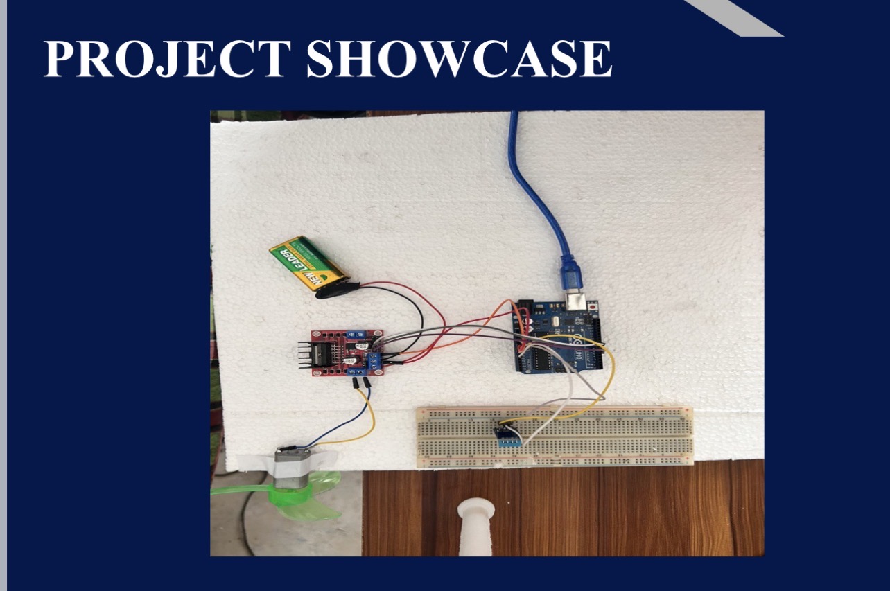 Arduino-Based Temperature-Controlled DC Fan System