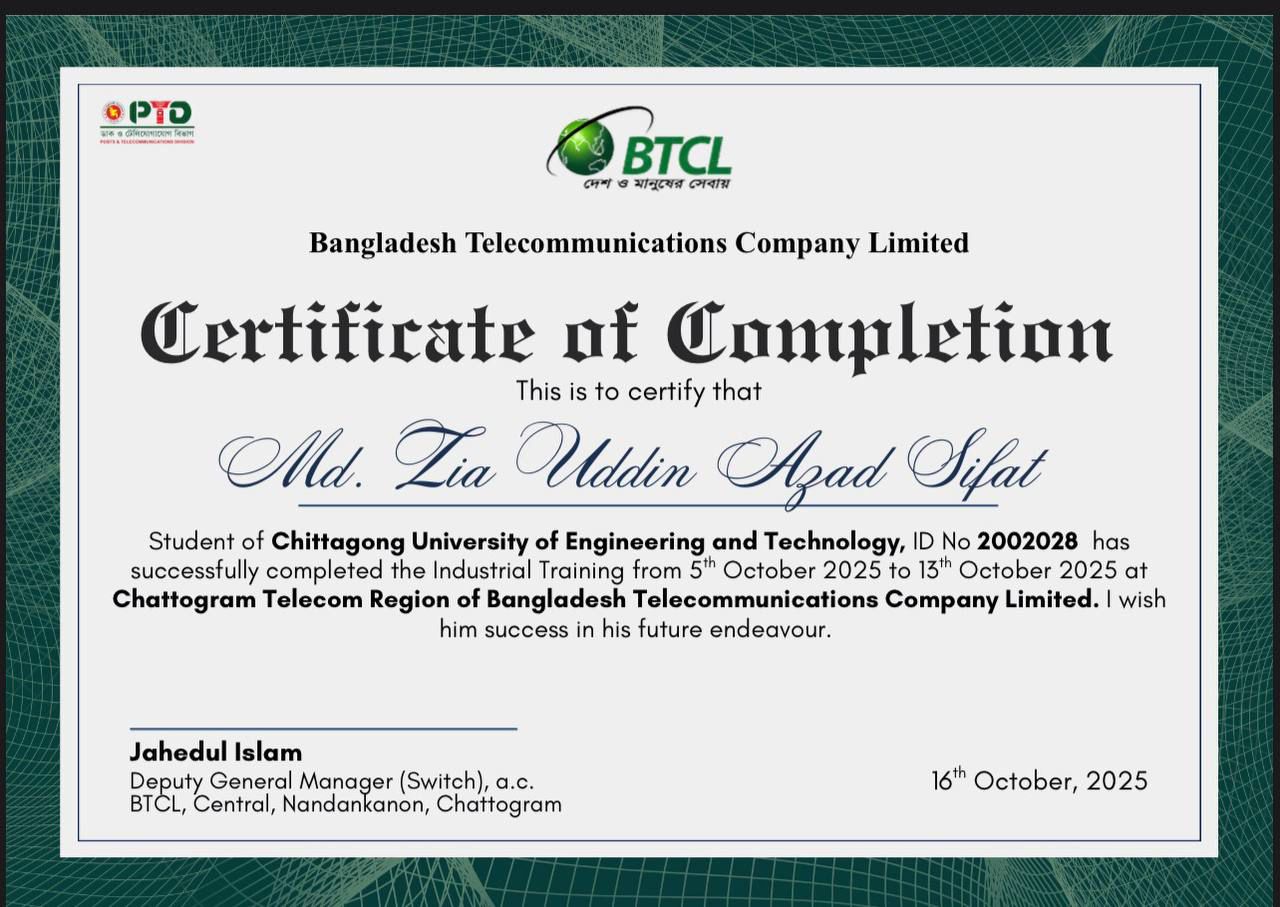Industrial Training Certificate