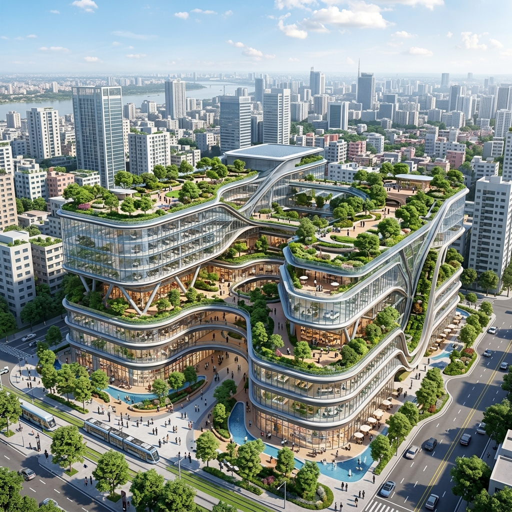 Green Building Render