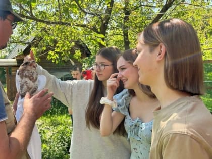Студенты познакомились с питомцами мичуринского этнопарка