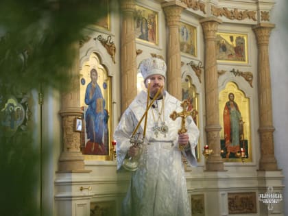 В Рождественский сочельник епископ Игнатий совершил Божественную литургию