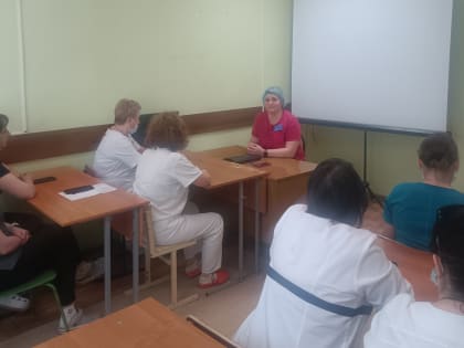 11.04.2024 г в стационаре с.Покрово- Пригородное состоялась сестринская конференция.