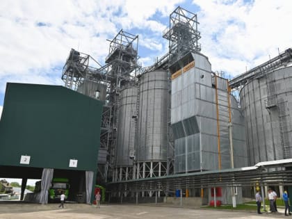 Новый элеватор мощностью свыше 90 тысяч тонн открыли в Тамбовской области