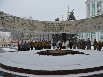 Бойцы поискового отряда Мичуринского ГАУ почтили память погибших в Сталинградской битве