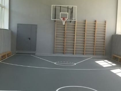 В токарёвской школе по нацпроекту отремонтировали спортзал