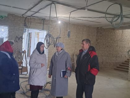 Мониторинг капитального ремонта школы в Знаменке