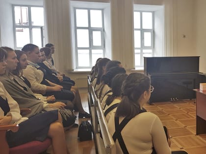 Заведующий Отделом религиозного образования и катехизации Тамбовской епархии встретился со студентами отделения православной педагогики Педагогического колледжа города Тамбова