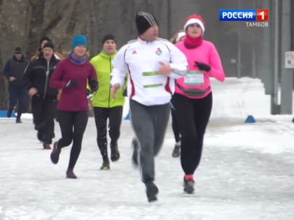 Тамбовчане начали 2023-й год с общего «Забега обещаний»