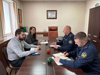 Заместитель начальника Тамбовского УФСИН обсудил взаимодействие с президентом областной ТПП