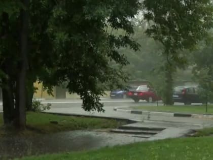 В Тамбове – гроза и сильный ветер