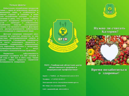 Неделя подсчета калорий