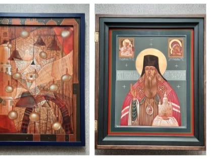 В Тамбове откроется выставка художника-иконописца, рисующего с помощью желтка куриного яйца и малахитов