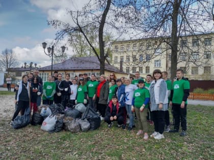 В Моршанске прошел экологичный субботник