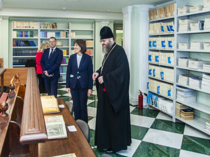 Заместитель Министра науки и высшего образования РФ О.В. Петрова посетила Тамбовскую духовную семинарию