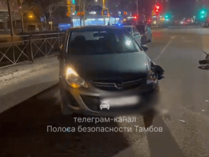 В Тамбове открыта печальная статистика ДТП с мотоциклистами