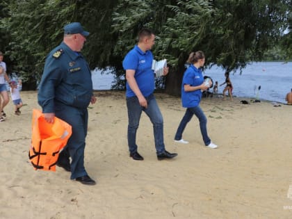 Из-за жары на тамбовских пляжах увеличилось количество патрульных групп МЧС