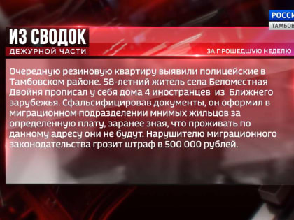 Из сводок дежурной части: приговор водителю, итоги операции «Алкоголь» и мошенничество на миллионы