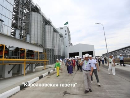В Кирсанове открыли новый современный элеватор