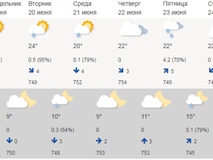 В Тамбовской области лето продолжает "раскачиваться" и никак не придёт в полную силу