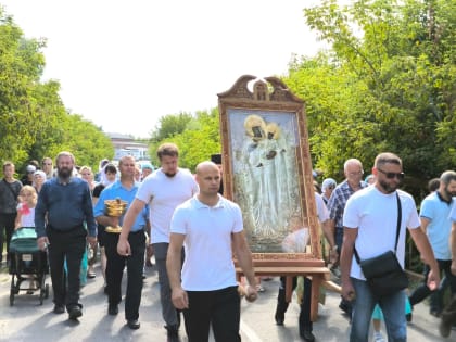 Крестный ход с «Карандеевской» иконой Божией Матери в Мучкапском благочинии