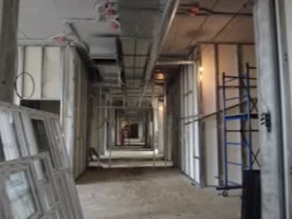 Строительство поликлиники на севере Тамбова идет по графику