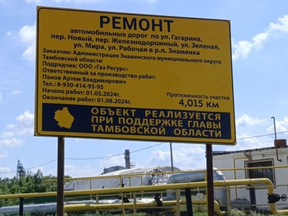 Знаменские единороссы проинспектировали ремонт восьми дорог