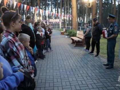 В детских лагерях Тамбовского округа проводят ночные эвакуации