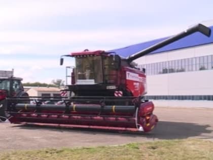 До конца года на линиях нового агрокластера в Тамбове соберут 10 зерноуборочных комбайнов