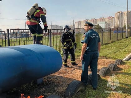 В Тамбове пожарные прошли огневую полосу психологической подготовки
