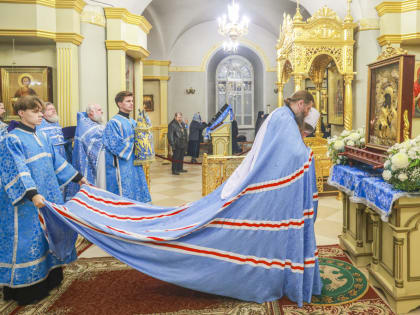 Торжественные проводы Феодоровской иконы в Тамбове