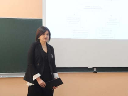 Представитель "Опоры России" провела лекцию для студентов колледжа ТГТУ