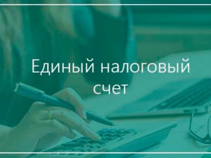 УФНС России по Тамбовской области напоминает о введении Единого налогового счета