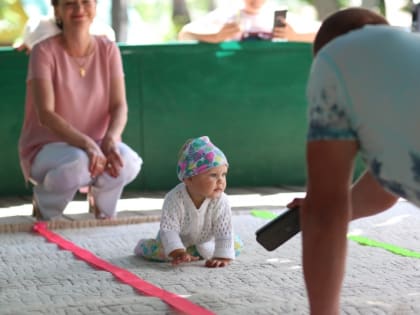 В Мичуринском парке культуры и отдыха определились победители традиционного «Забега ползунков»