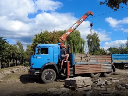 В Тамбове начали благоустройство сквера имени Лермонтова