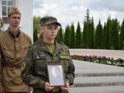В Тамбове захоронили останки солдата ВОВ