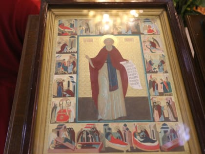 Божественная литургия в день памяти преподобного Сергия, игумена Радонежского, чудотворца