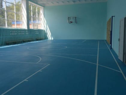 Спортивный зал в кирсановской школе отремонтировали по нацпроекту